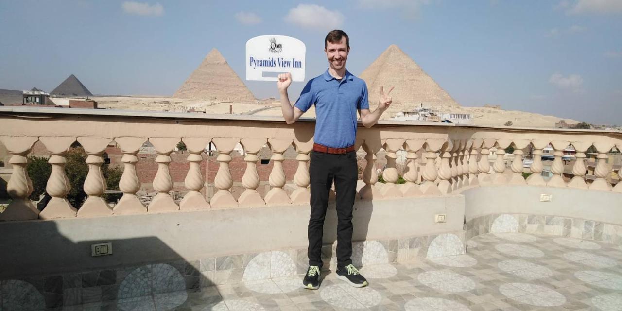 Queen Pyramids View Inn Kafret el-Gabal Dış mekan fotoğraf