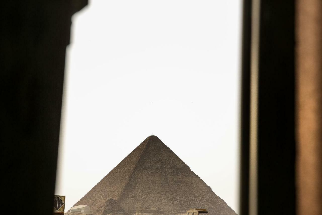 Queen Pyramids View Inn Kafret el-Gabal Dış mekan fotoğraf